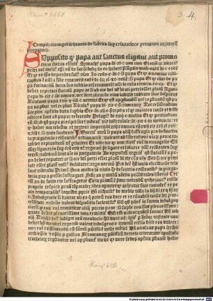 Super declaratione indulgentiarum concessarum pro animabus in purgatorio : mit der Ablaßbulle ‘Romani pontificis’, Rom 27.11.1477, von Papst Sixtus IV. und der gefälschten Clemens-Bulle ‘Ad memoriam’, Avignon 27.1.1345
