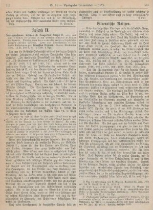 516-518 Literarische Notizen