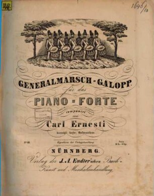 Generalmarsch-Galopp : für das Piano-Forte
