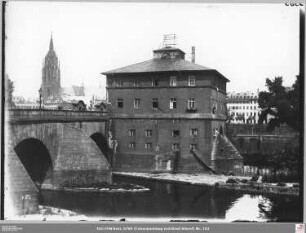 Brückenmühle und Alte Brücke von Süden