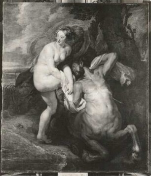 Nessos und Deianeira : Gemälde "Nessos und Deianeira" (um 1615, P. P. Rubens; Leinwand; 2,555 x 2,245 m; Stiftung Preußische Schlösser und Gärten Berlin-Brandenburg (SPSG))