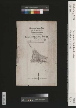 Pfarrlehn, Steinkohlenwerk, Bockwa, Baue auf dem Rußkohlenflöz 2 in der Bergwiese