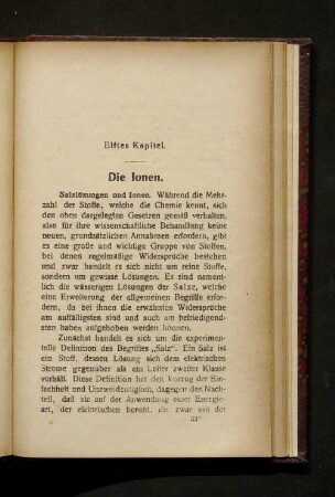 Elftes Kapitel. Die Ionen