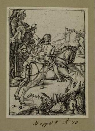 Galoppierender Reiter (Der kleine Kurier)