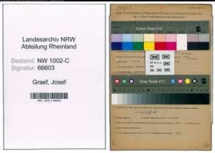 Entnazifizierung Josef Graef, geb. 05.11.1902 (Kaufmann)