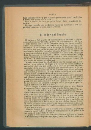 El poder del Chacho