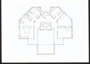 Wohnhausdächer. 17 Beispiele: Beispiel 10: Grundriss Geschoss