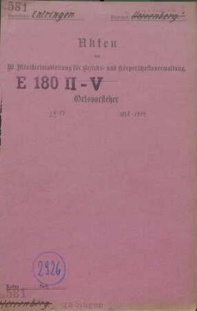 Entringen, Kreis Tübingen
