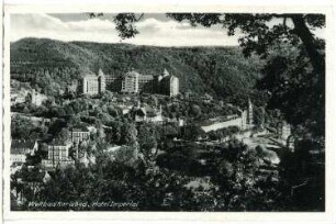 Weltbad Karlsbad. Hotel Imperial (1912) : Karlsbad. Blick auf das Hotel Imperial (1910-1912; Ernest Hébrard)