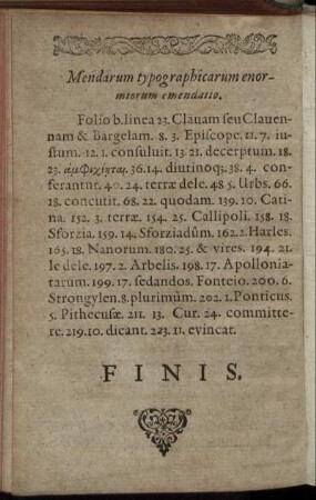 Mendarum typographicarum enormiorum emendatio