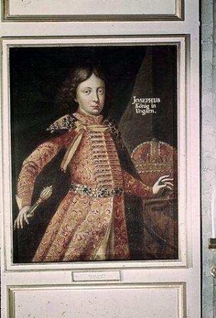 Bildnis des jugendlichen Kaisers Joseph I. im ungarischen Krönungsornat