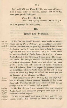 III. Reede van Priaman