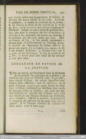 Education En Faveur De La Justice