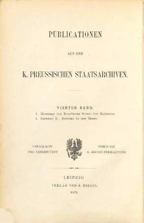 Memoiren der Herzogin Sophie nachmals Kurfürstin von Hannover