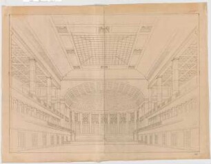 Thiersch, Friedrich von; Frankfurt / Main (Hessen); Festhalle - Großer Konzertsaal (Perspektive)