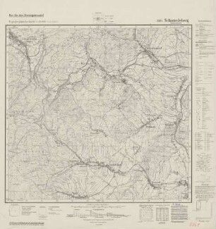 5261 Schmiedeberg Niederschlesien, Topographische Karte 1:25000 (4cm - Karte)