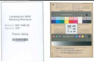 Entnazifizierung Georg Tharun , geb. 28.11.1898 (Beamter480)
