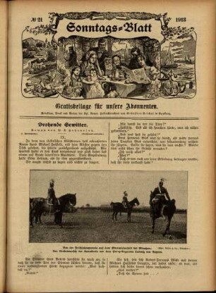 Ausgabe vom Sonntag, den 25. Mai 1913.