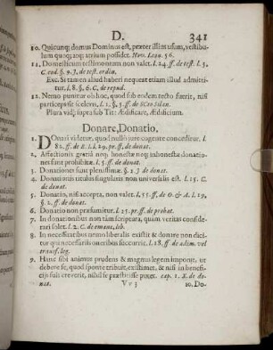 Donare, Donatio [ - ] Durus.