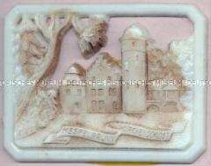 WHW-Abzeichen, Heimat Mainfranken 1: Mespelbrunn, Straßensammlung im Gau Mainfranken vom 18./19. Januar 1941