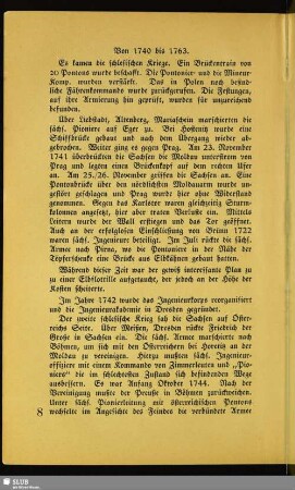 Von 1740 bis 1763
