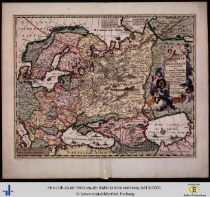Moscoviae seu Russiae magnae generalis tabula.