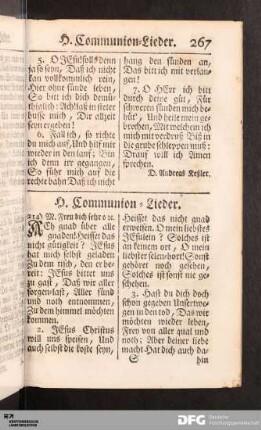 H. Communion-Lieder.