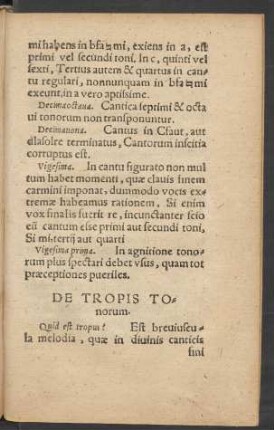 De Tropis Tonorum.