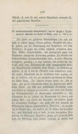 208-213 "Rechtsphilosophische Abhandlungen" von August v. Droste-Hülshoff