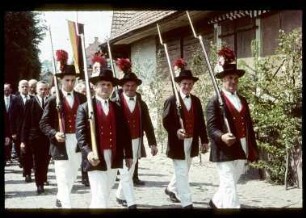 Zeller Bürgermiliz an Fronleichnam 1960