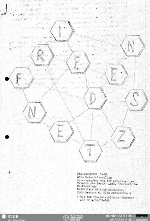 1985,1: Friedensnetz : Informationen, Texte, Anregungen