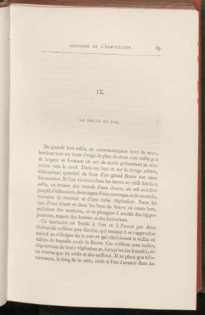 IX. Le delta du nil.