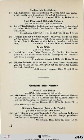 Gemälde alter Meister (Nr. 99-147)
