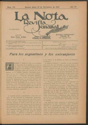 Para los argentinos y los extranjeros