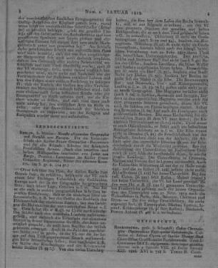 Rango, F. L.: Neueste allgemeine Geographie und Statistik von Europa. Berlin: Mittler 1817