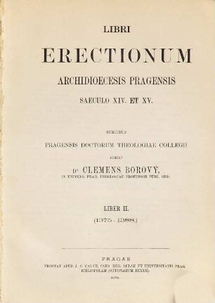 Libri erectionum archidioecesis Pragensis saeculo XIV. et XV.. 2, 1375 - 1388