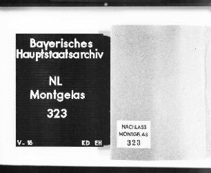 Französische Briefe der Gräfin Ernestine von Montgelas