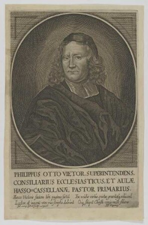 Bildnis des Philippus Otto Vietor