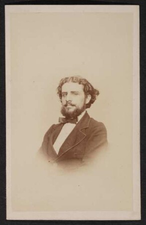 Porträt Ivan Markovits : Foto-/Bildersammlung Stenografische Sammlung. Porträt Ivan Markovits. Photographie. Carte de visite (vor 1865; F. Schultz). Dresden: SLUB P a 0403