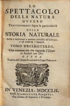 Lo spettacolo della natura, 13