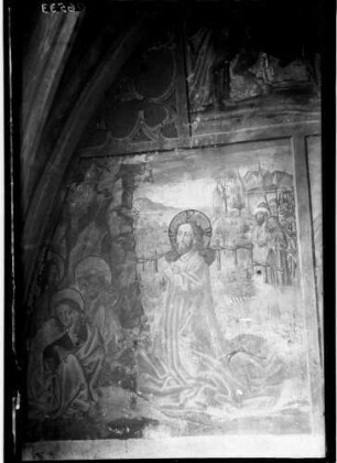 Konstanz Münster Silvesterkapelle Wandmalerei Südwand Christus am Ölberg