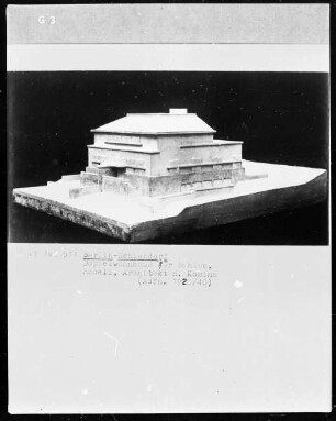 Berlin-Zehlendorf - Dahlem, Doppelwohnhaus für Dahlem, Architekt H. Kosina