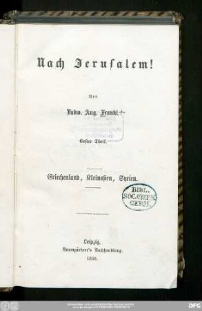 Theil 1: Griechenland, Kleinasien, Syrien