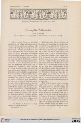 Norwegische Volksindustrie, [1]