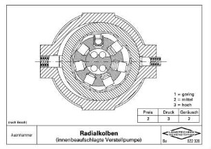 Radialkolben(innenbeaufschlagte Verstellpumpe) (nach Bosch)