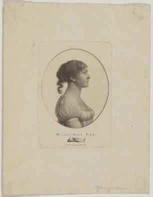 Bildnis der Wilhelmine Epp
