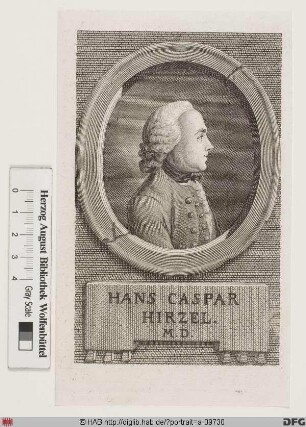 Bildnis Hans Caspar Hirzel (II)