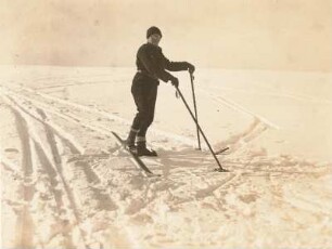 Skischule. Wenden nach rückwärts, Rückwärtsheben
