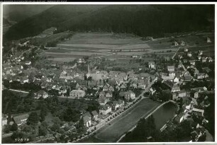 Laasphe, Ortslage von Süden