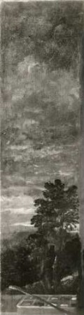 Vecellio, Tiziano gen. Tizian. Bildnis eines Mannes mit einer Palme. Ausschnitt. Dresden: Staatliche Kunstsammlungen, Gemäldegalerie Alte Meister Kat. 1930 Nr. 172